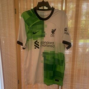 Nike LFC White and Green Soccer Jersey
